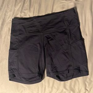 Lululemon Fast and free high rise shorts 6”